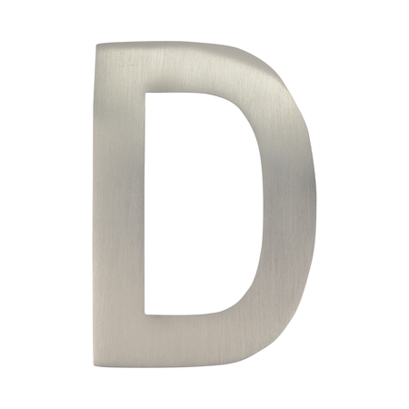 ARCHITECTURAL MAILBOXES Brass 4 inch Floating House Letter Satin Nickel D 3582SN-D